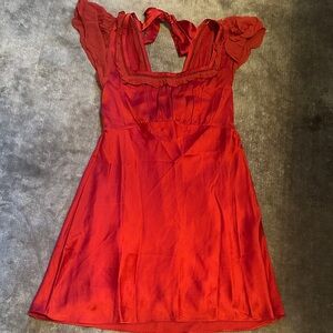 Free People Scarlet Puff Sleeve Dress